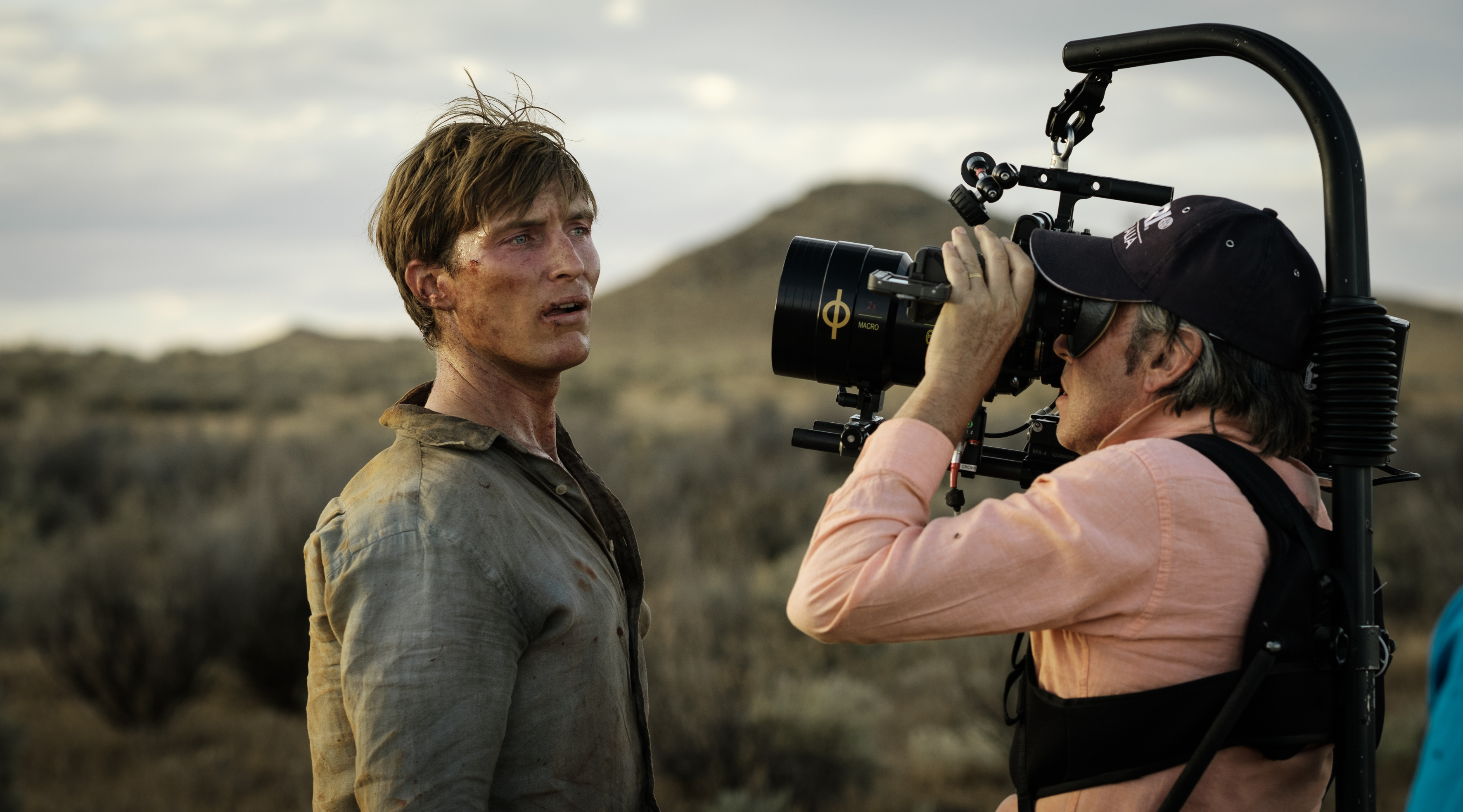 Wake In Fright Sean Keenan on set